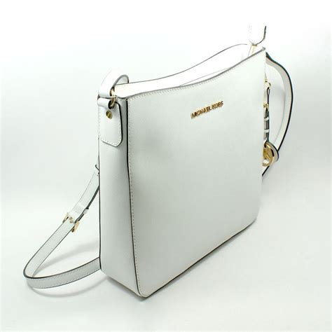 michael kors white crossbody bags